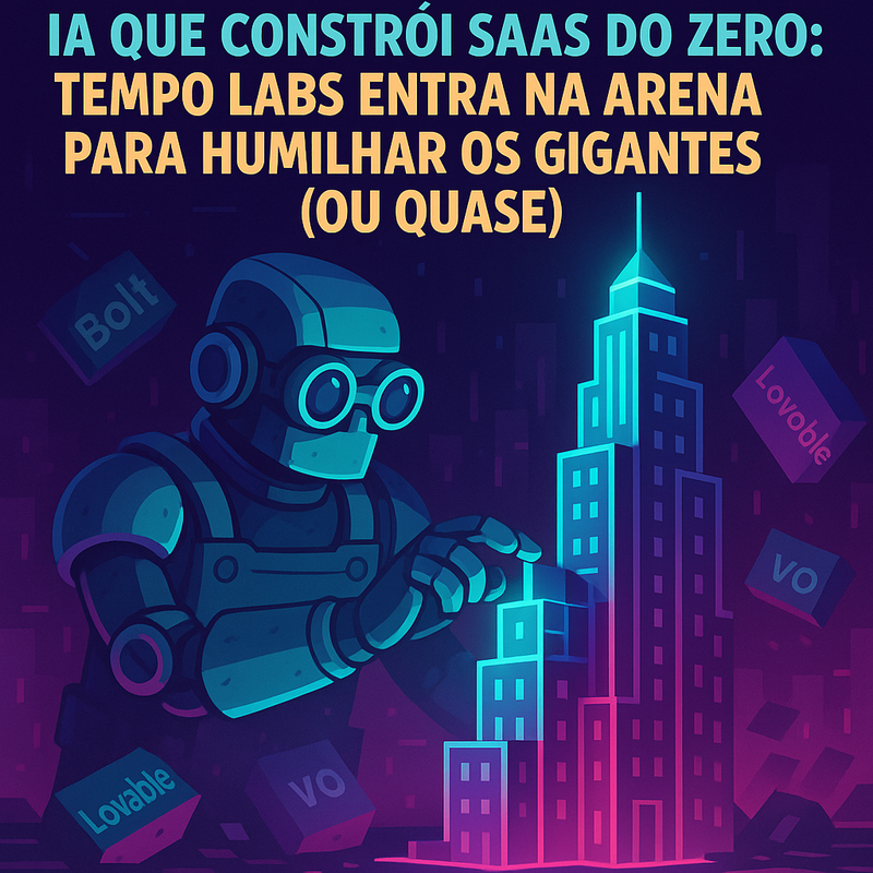 IA que Constrói SaaS do Zero: Tempo Labs Entra na Arena para Humilhar os Gigantes (ou Quase)