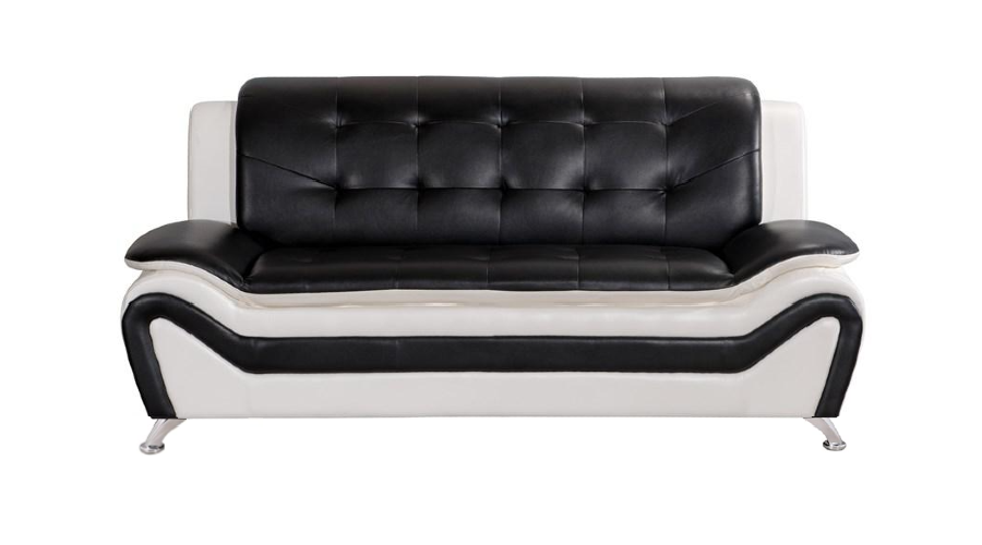 *SALE* Black/White 3PC Sofa Set | eBay
