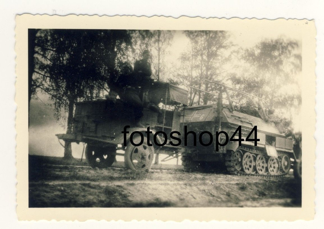 WH SdKFZ Schützenpanzer mit Anhänger