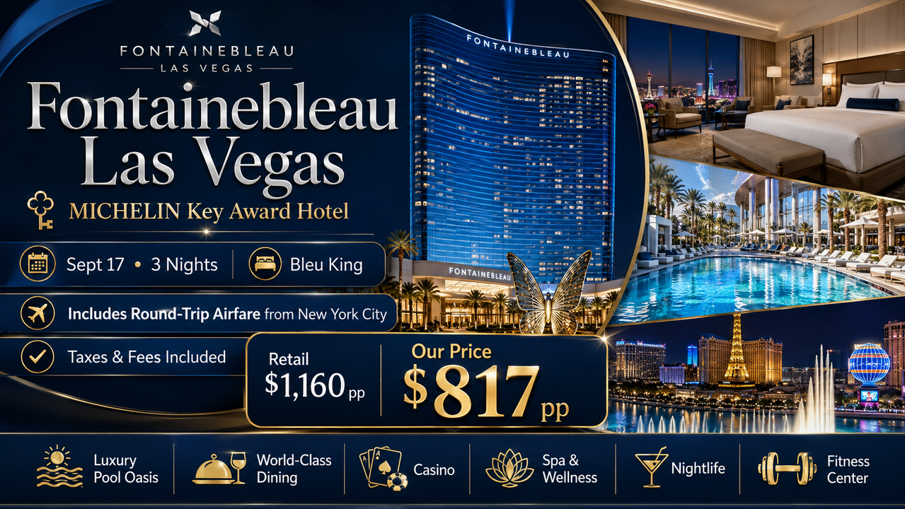 Fontainebleau Las Vegas vacation package