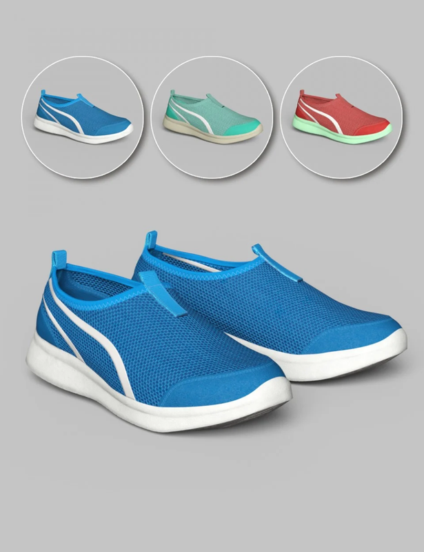 S3D Casual Sneakers for Genesis 8 Female(s)