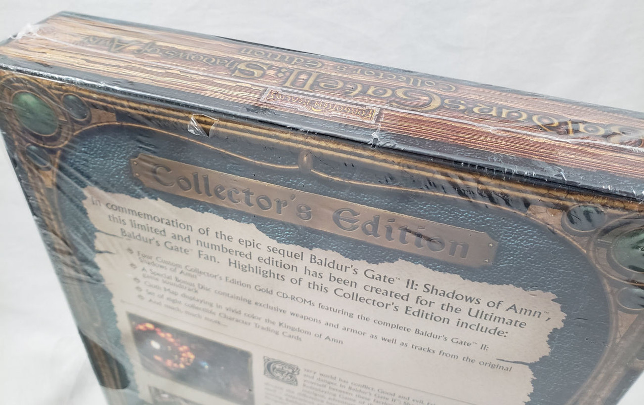 Baldur's Gate II 2 Shadows Amn Collector Edition PC Big Box Baldur's Gate II 2 Shadows Amn Collector Edition PC Big Box