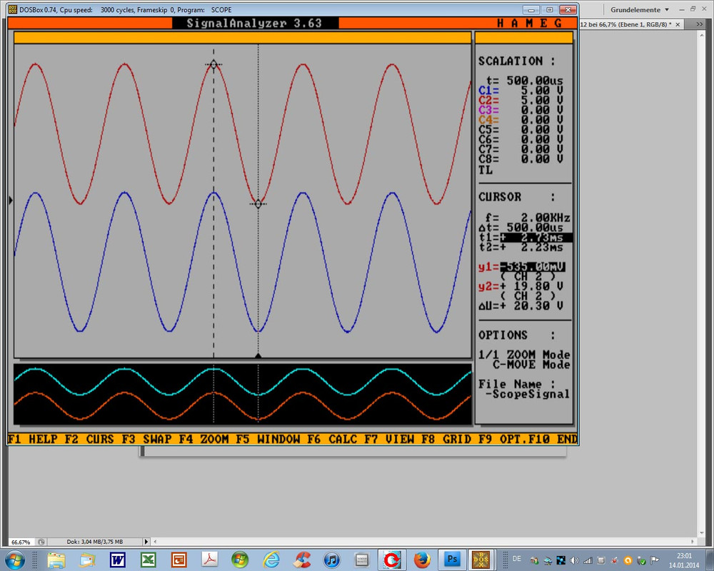 Hameg_205.3_CSV60.1_Sinus 1kHz -17dB Dämpfung_L