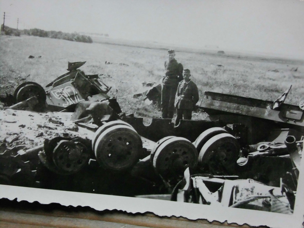 Zerstörte Panzer Foto