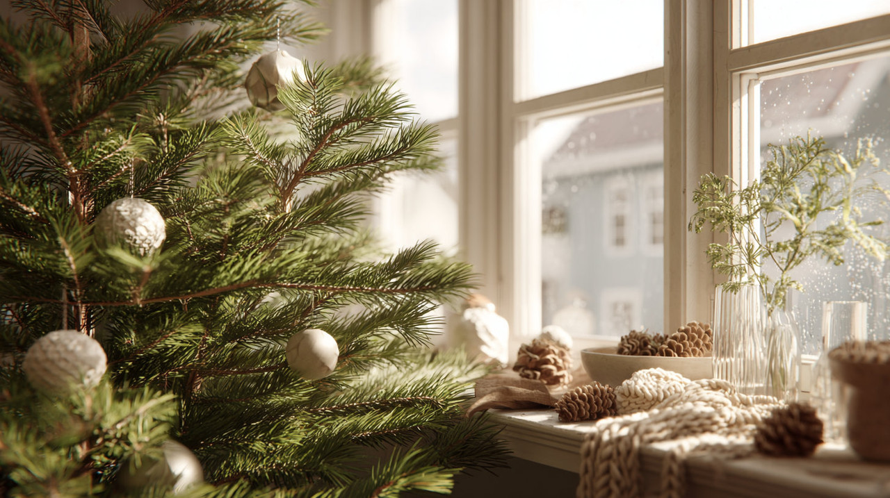 Живые датские елки на новый год: особенности, преимущества и советы по выбору Нарядная датская ель в интерьере