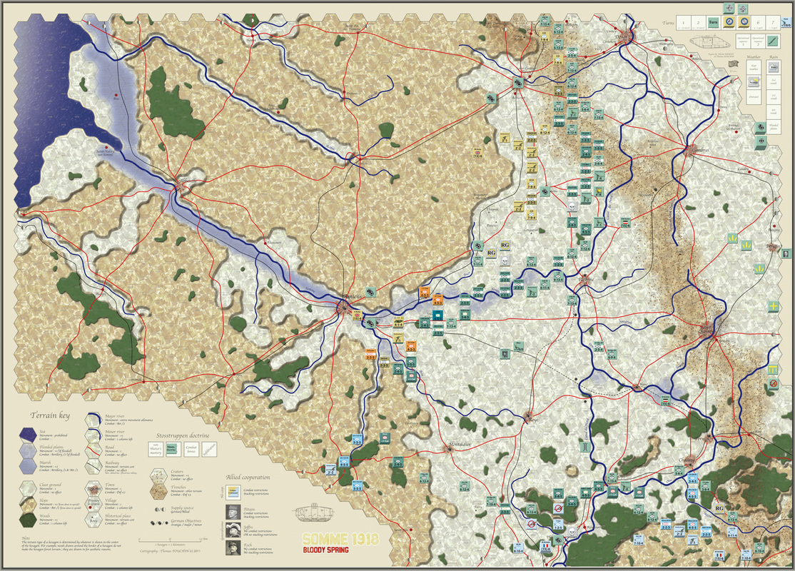 Somme 1918Map