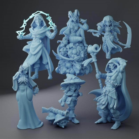 Twin Goddess Miniatures November 2023 - 3D Print Model