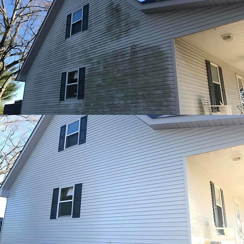 House Wash Before After