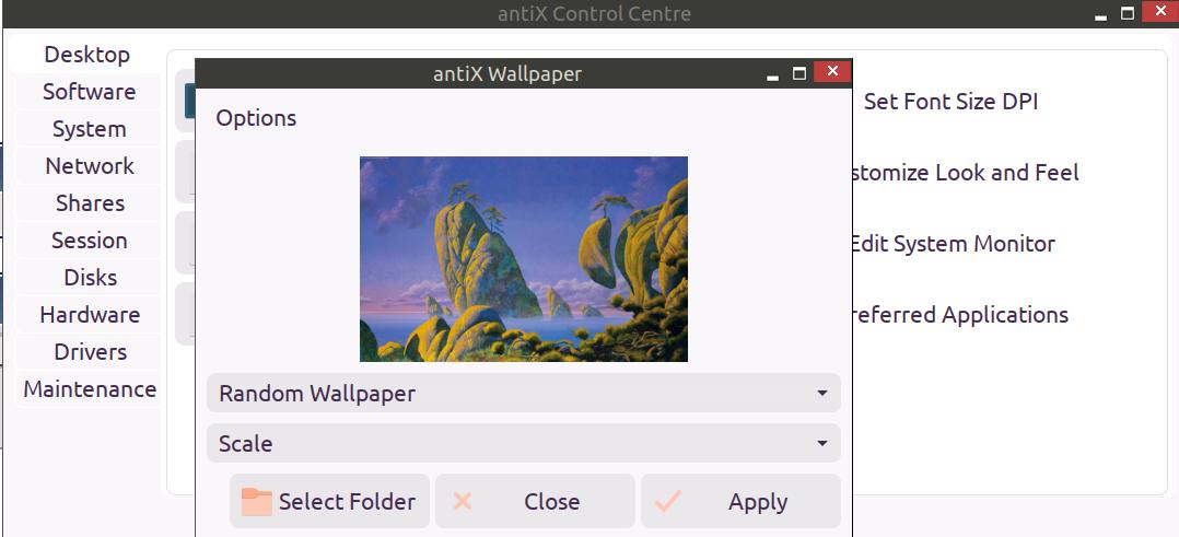 LinuxQuestions.org - Changing the desktop background (wallpaper ...