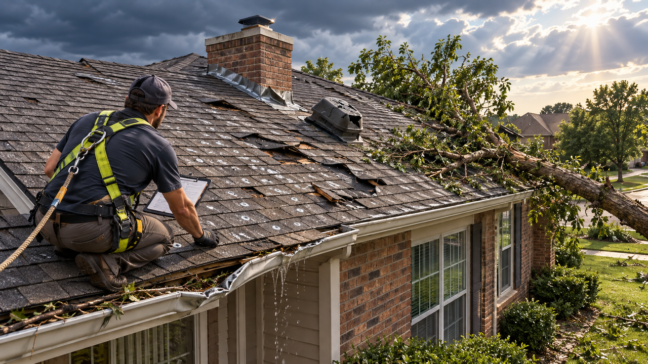 Signs-Roof-May-Have-Storm-Damage Edmond OK