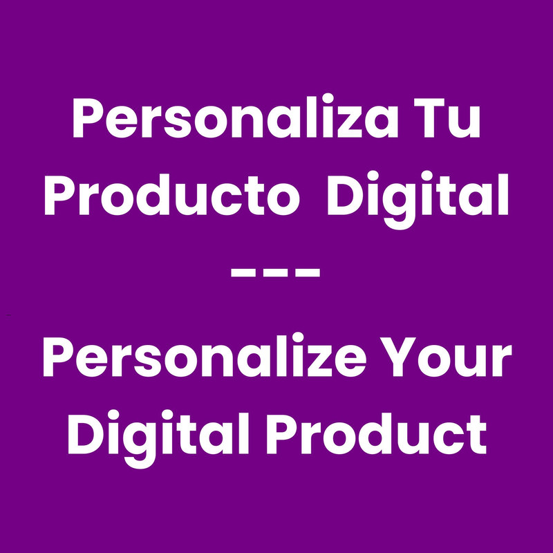 "Personaliza Tu Producto Digital / Personalize Your Digital Product" PDF Digital Download Descarga Digital Invitacion Baby Shower Invitation Fill-In Free Gratis