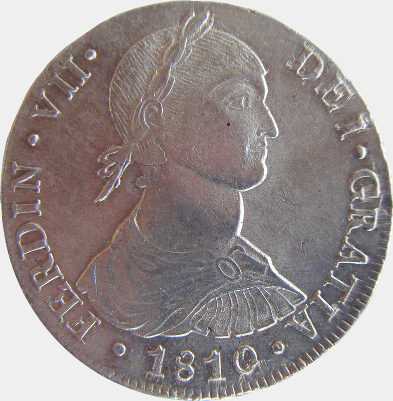8 Reales 1814. Fernando VII. Cádiz CJ 8-R-Fernando-VII-1810-Lima-JPanv