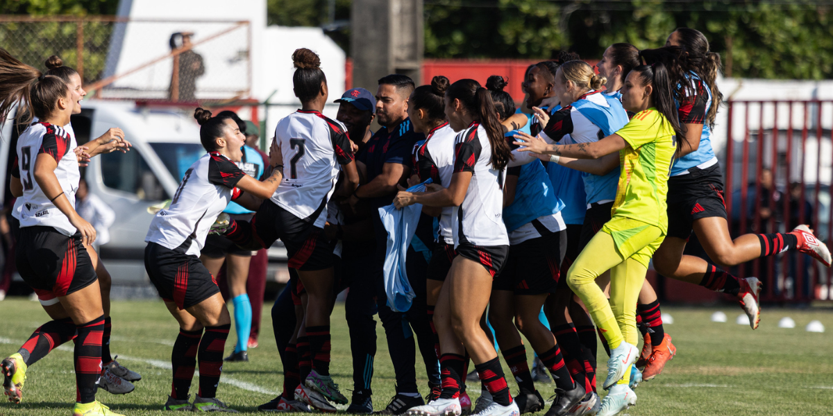 Flamengo vence Fluminense por 2 a 0 e segue 100% no Brasileiro Feminino Sub-20.