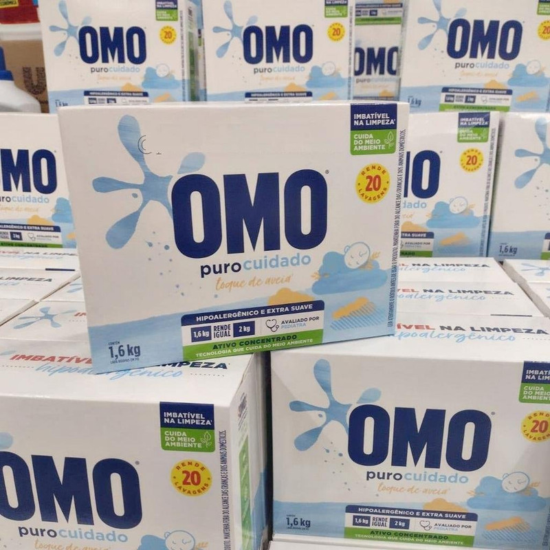 Sabão em Pó Omo Puro Cuidado 1.6kg
