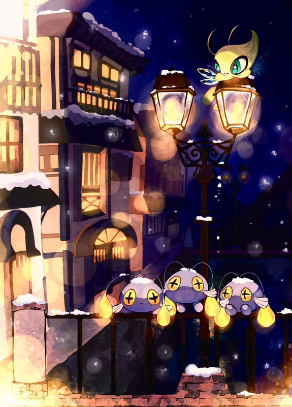 celebi-and-chinchou-pokemon-drawn-by-tor