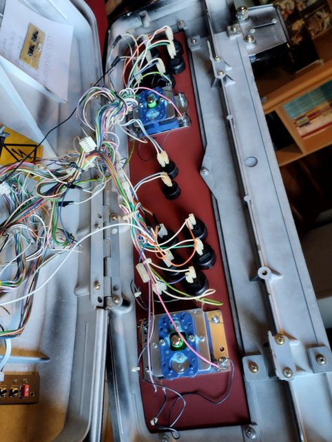 panel boutons en l'état