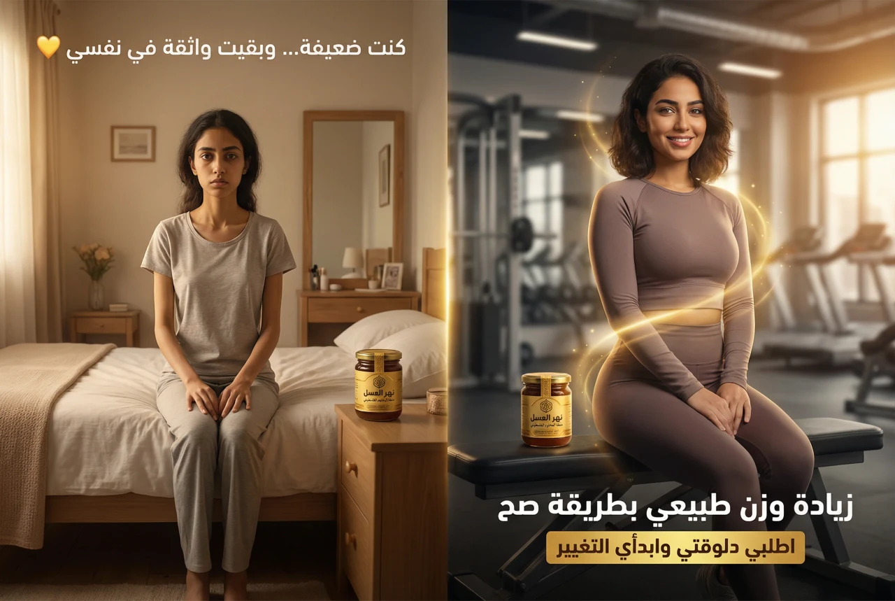 نتيجة قبل وبعد استخدام المختوم الفلسطيني