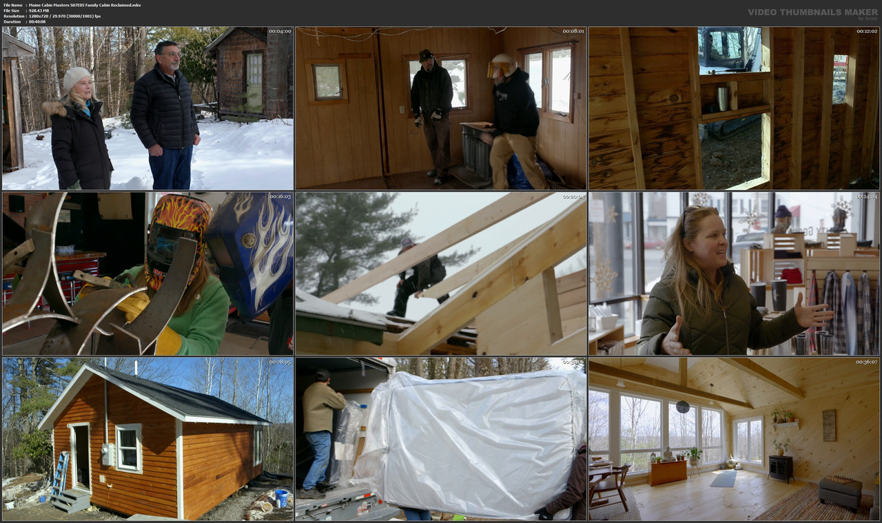 Maine Cabin Masters S07E05 Family Cabin Reclaimed.mkv
