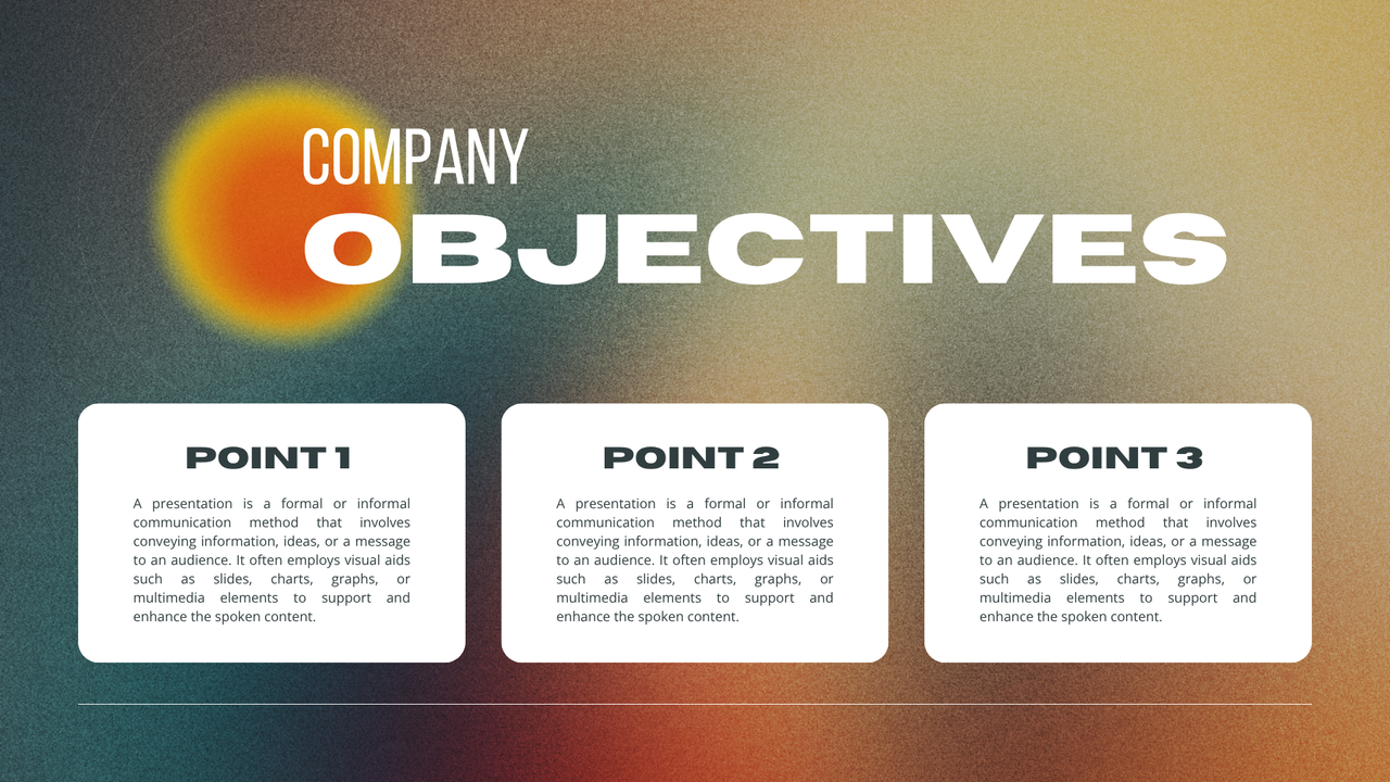 Orange and White Gradient Modern Business Project Presentation