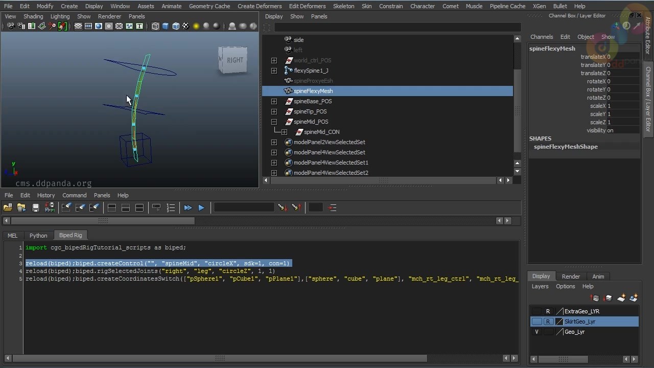 Rigging the Flexy Mesh dd Panda mp4 0000