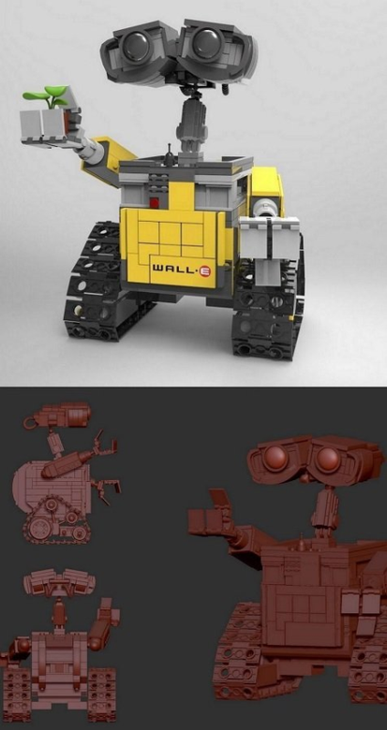 Disney – WALL-E – 3D Print Model Disney – WALL-E – 3D Print Model