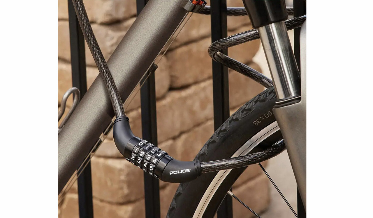 police-bike-lock-cable-lock-scooter-lock-combination-cable-lock