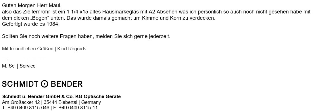 Graviertes Gewehr Ansicht 6