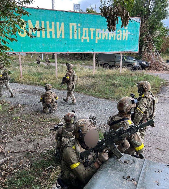 Бойцы спецподразделения «Альфа» показали, как они освобождали село Высокополье в Херсонской области от российских террористов