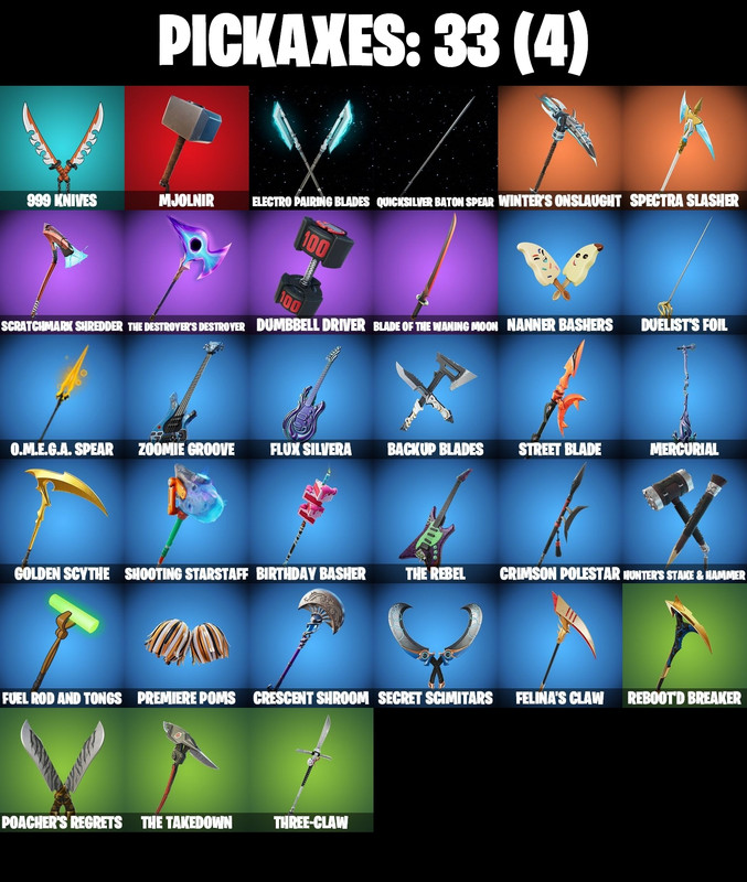 pickaxes comp