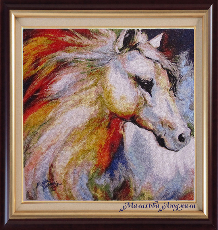 лошадка цветная