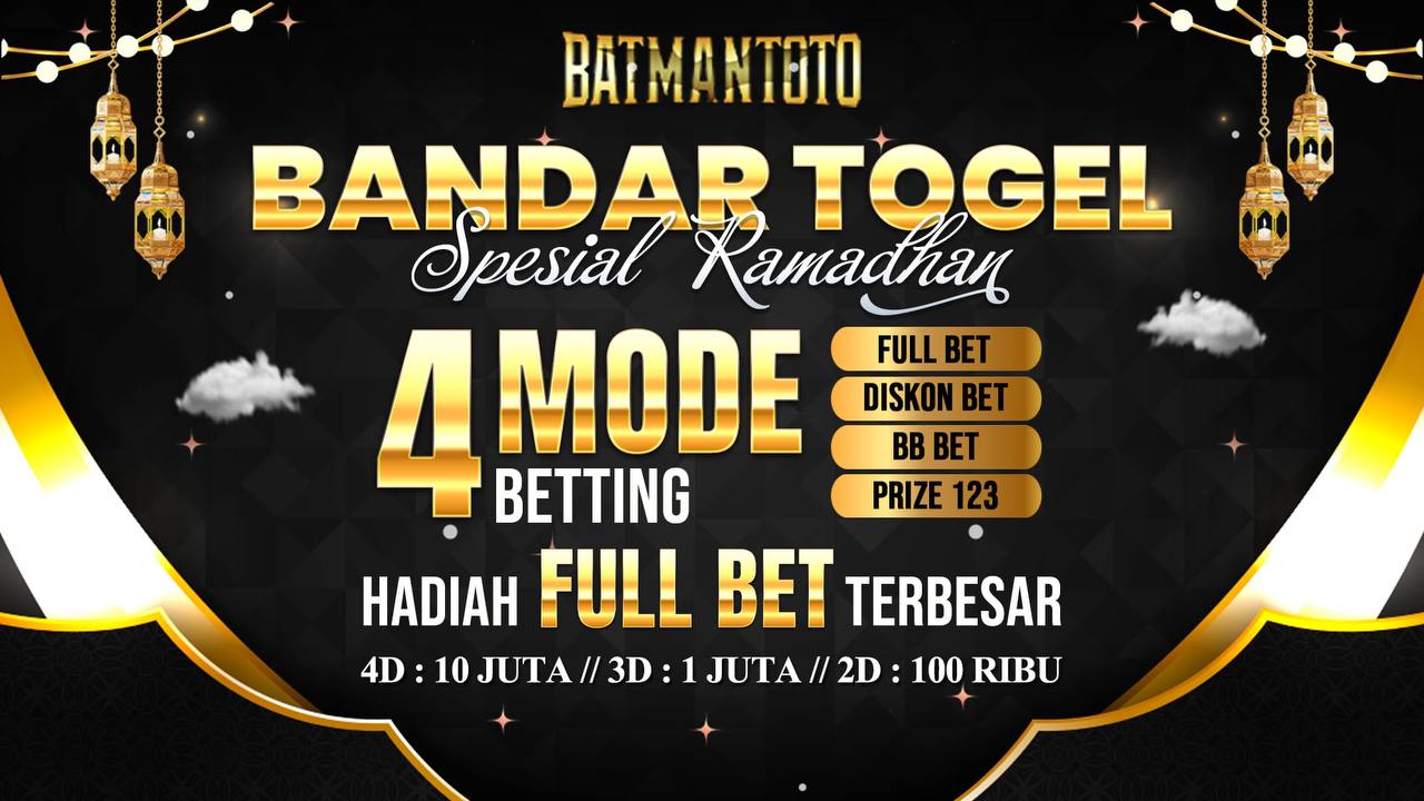 BATMANTOTO : situs bandar togel 4D & toto macau  No 1 mudah menang