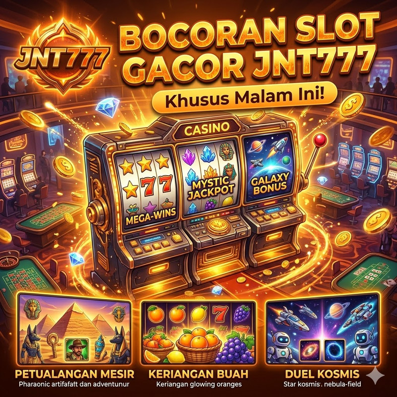 Bocoran Slot Gacor JNT777 Khusus Malam Ini