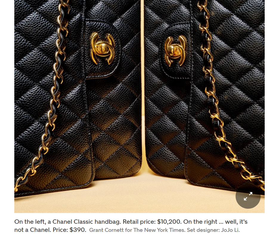Investigators Seize Fake Luxury Goods Worth Half a Billion Dollars - The New  York Times