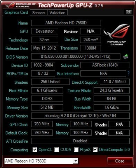 GPU Z 2.30.0