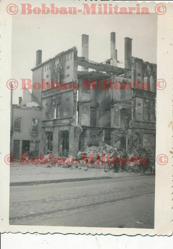 Frankreich Hayange Wehrmacht IR56 Einsatz combat Häuser Ruinen Juli 1940