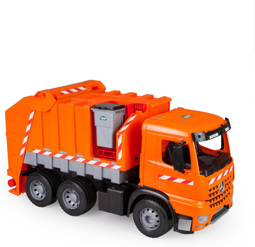Lena 02168 Müllwagen Mercedes Benz Arocs 74cm Orange