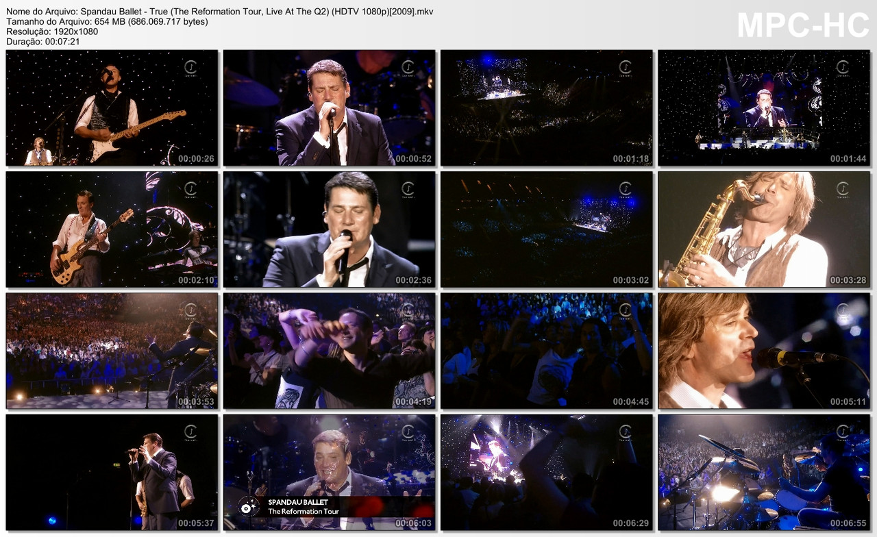 Spandau Ballet - True (The Reformation Tour, Live At The Q2) (HDTV 1080p)[2009]