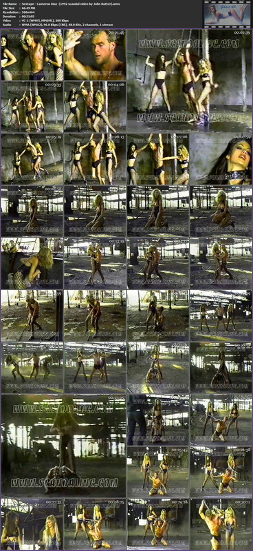 Sextape - Cameron Diaz  (1992 scandal video by John Rutter).wmv