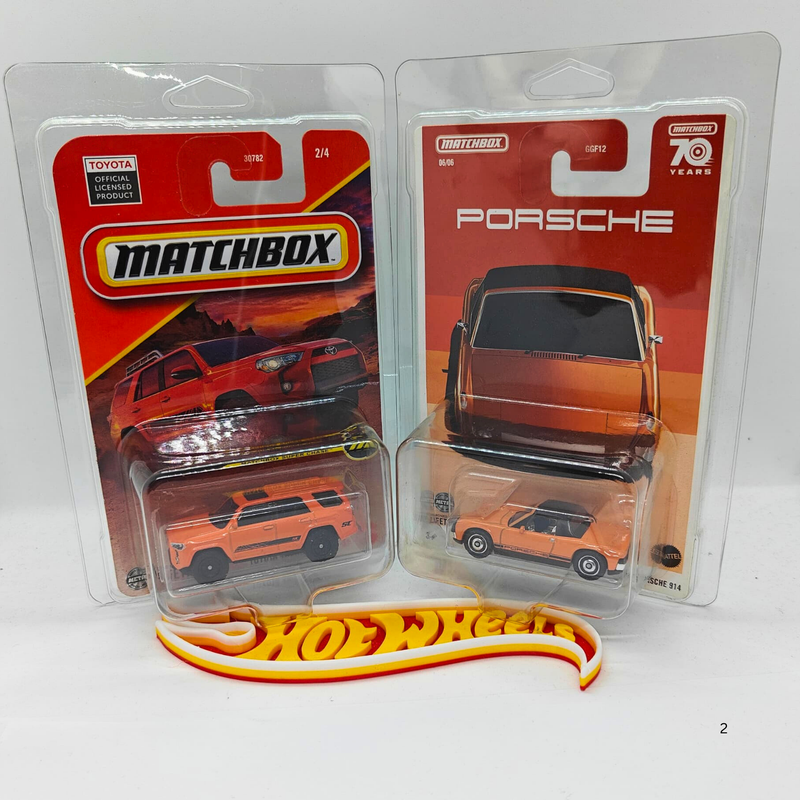 New MATCHBOX 2025 Super Chase TOYOTA 4RUNNER & Porsche Series 1971