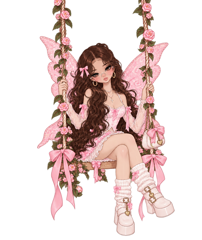 Fairytopia fairy swinging