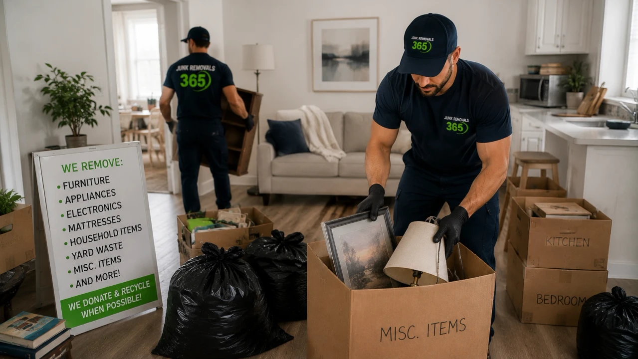 Junk removal in Virginia Beach for a move-out and rental turnover cleanout