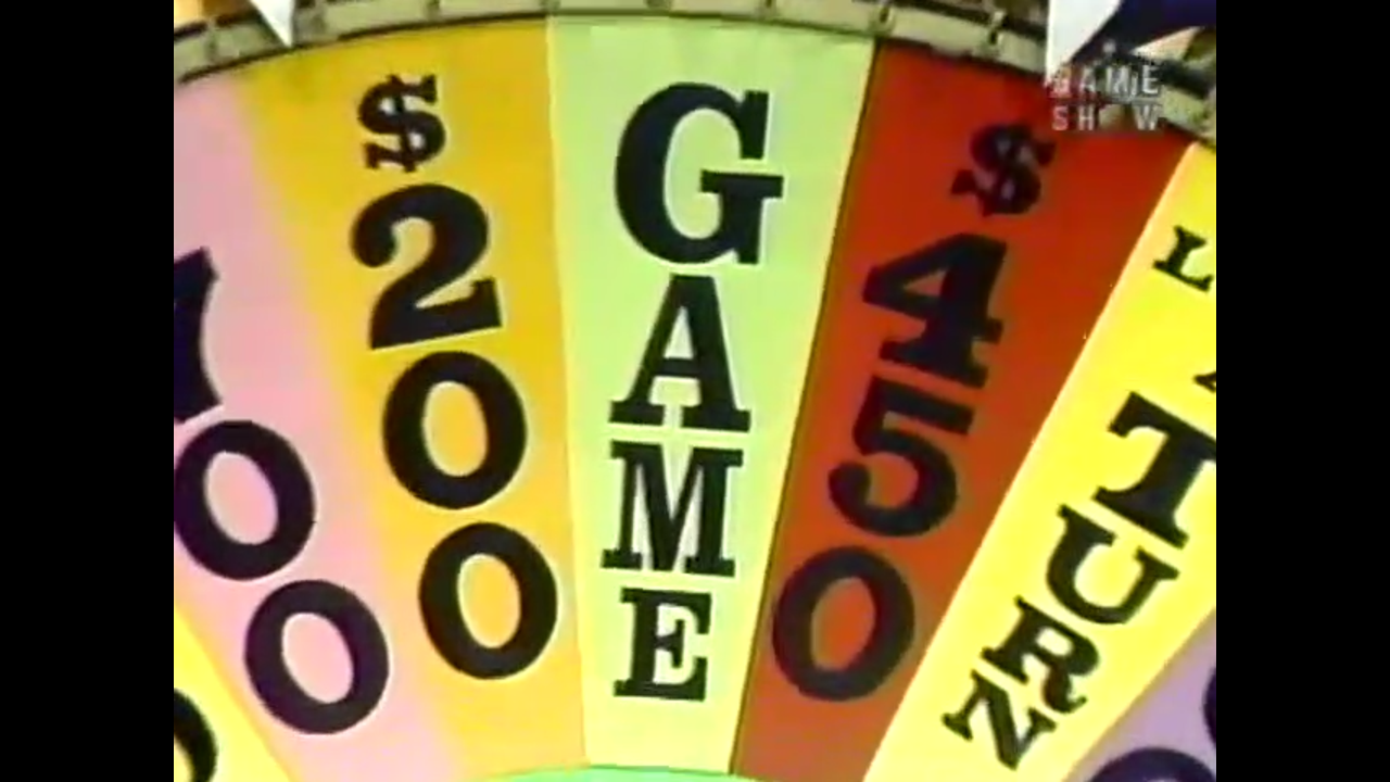 S6 E1155 1989 05 19 (Sean Gary Jeff) R2 Wheel PRIZE GAME S6