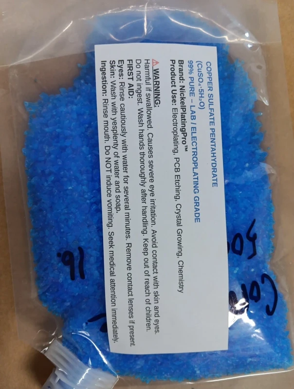 1 lb of copper sulfate