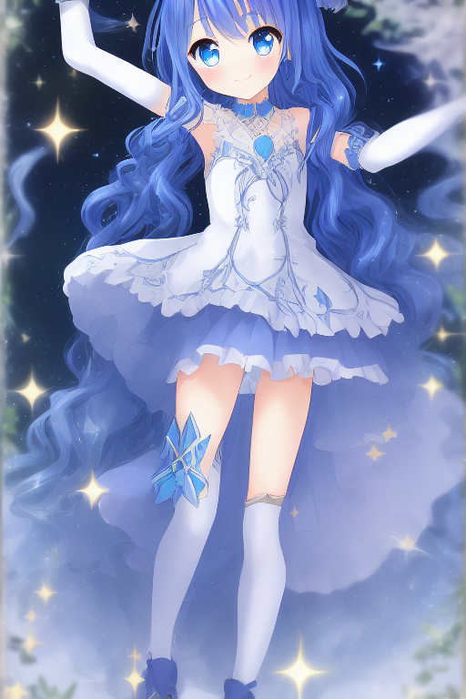 01683-3221247317-extremely detailed bishoujo DATE_ A_LIVE, detailed ((armor)) [white_dress] and blue