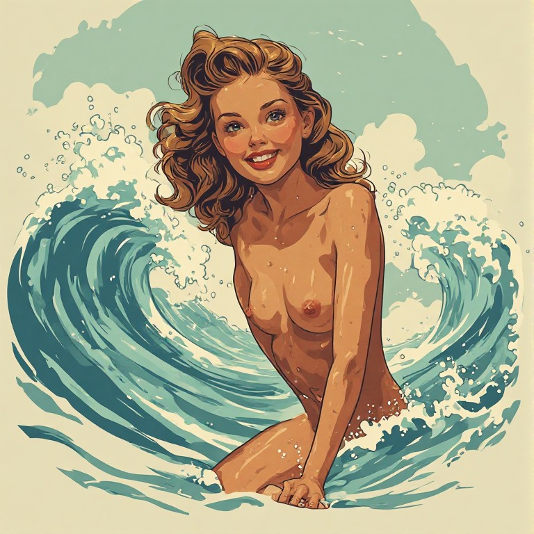 Pin-Up-style-Nakked-Young-Girl-(27)