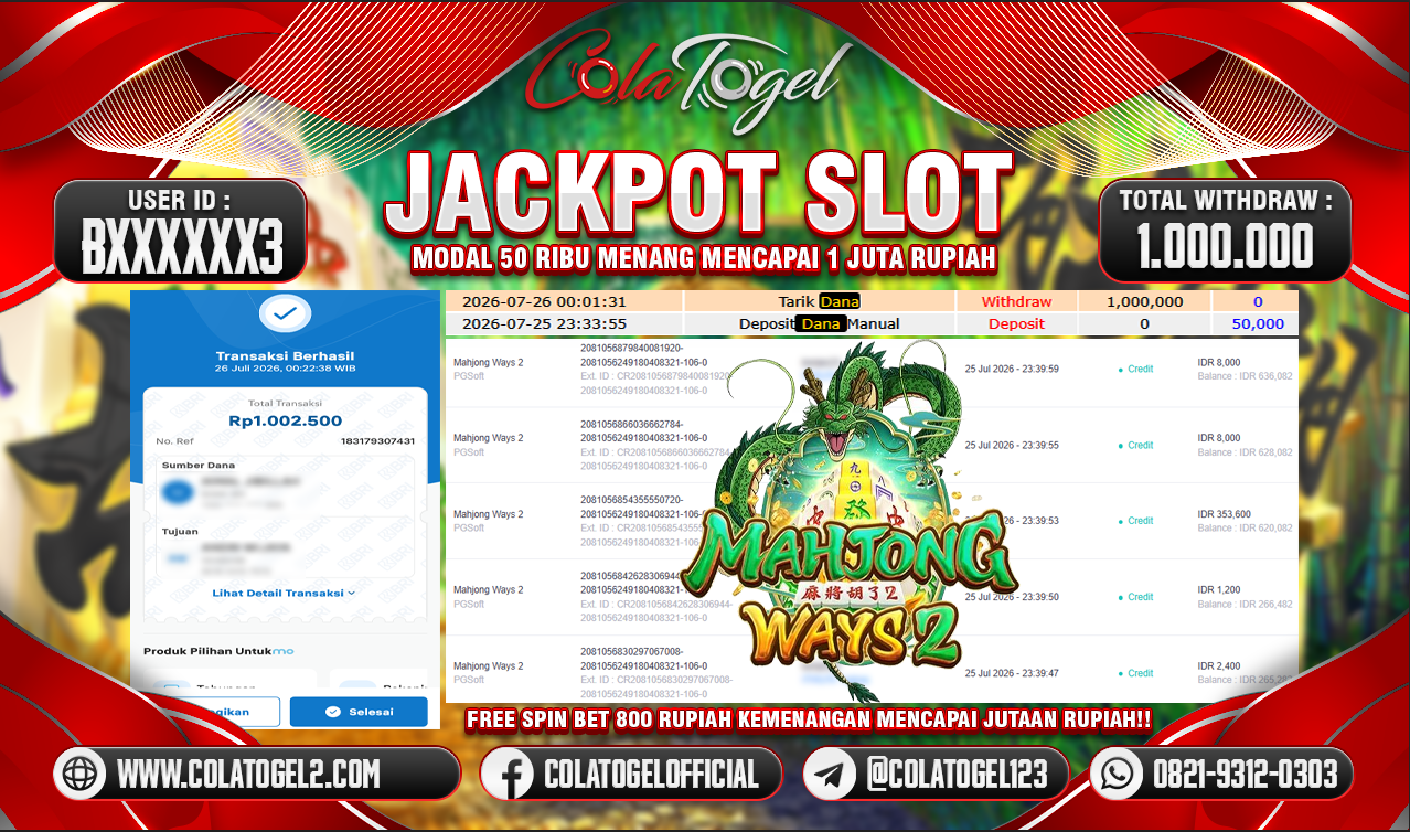 JACKPOT SLOT GACOR!!