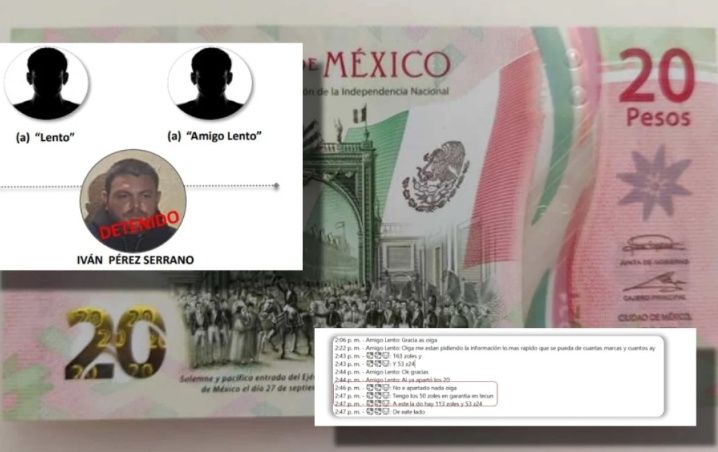 Cártel de Sinaloa usa billetes de 20 pesos para comunicarse reveló la SSC