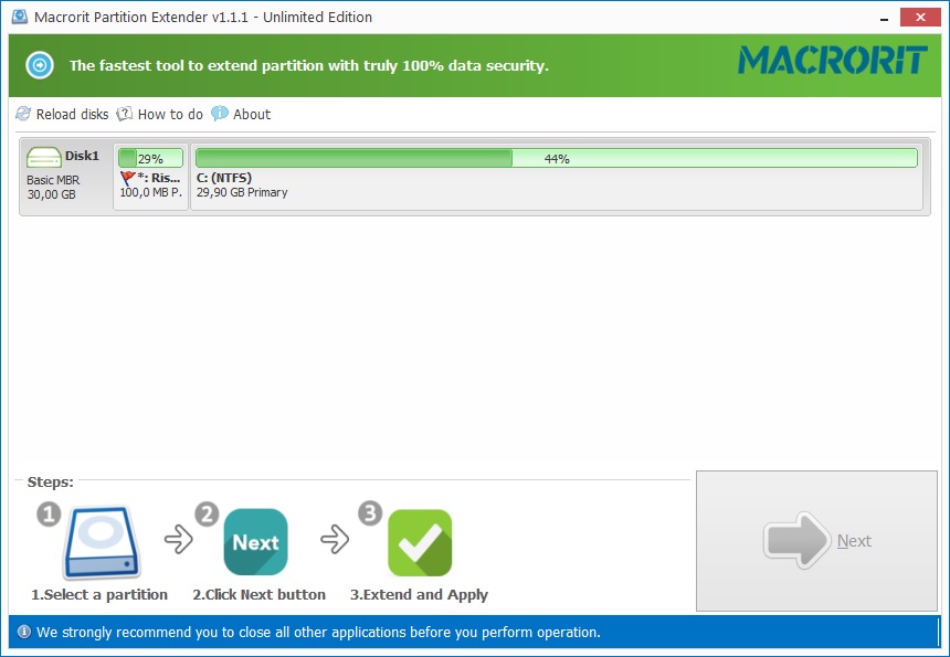 Macrorit Partition Extender All Editions v1.6.9 - Eng