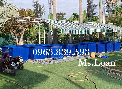 Thùng nuôi cá 2000L, bể nhựa nuôi cá chữ nhật 2000L / LH 0963.839.593 Ms.Loan Thung-nhua-2000l-nuoi-ca-thung-nhua-chu-nhat-2000l