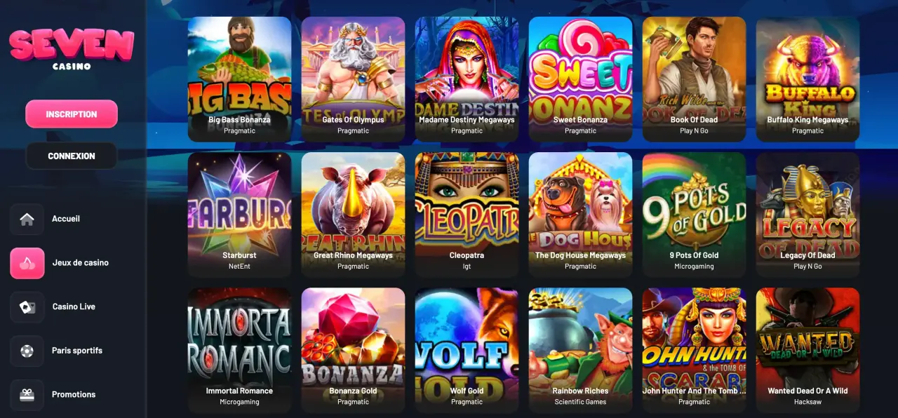 Plongée dans l’univers du Seven Casino : Ce qu’il faut savoir 2